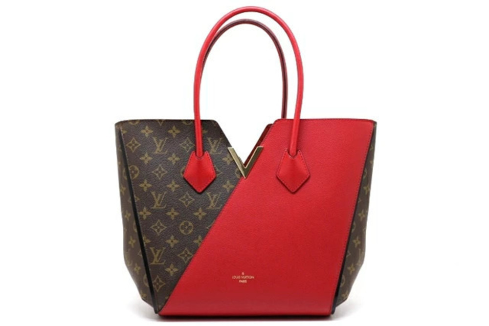 LOUIS VUITTON Bag Tote Kimono Monogram Cerise Red